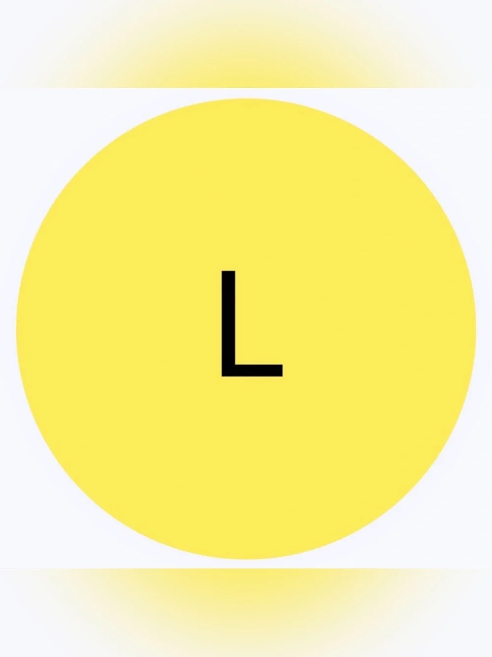 50 SHIPPING STICKERS - 2” ROUND - SIZE LARGE “L” - CLOTHING LABELS - YELLOW